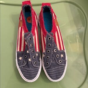 Blowfish Red and Blue Star Sneakers
